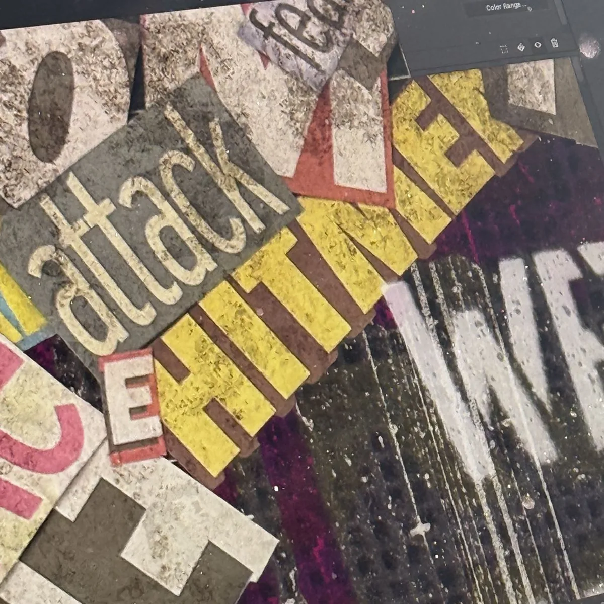 Digital reconstruction — fragments composited and rebuilt digitally